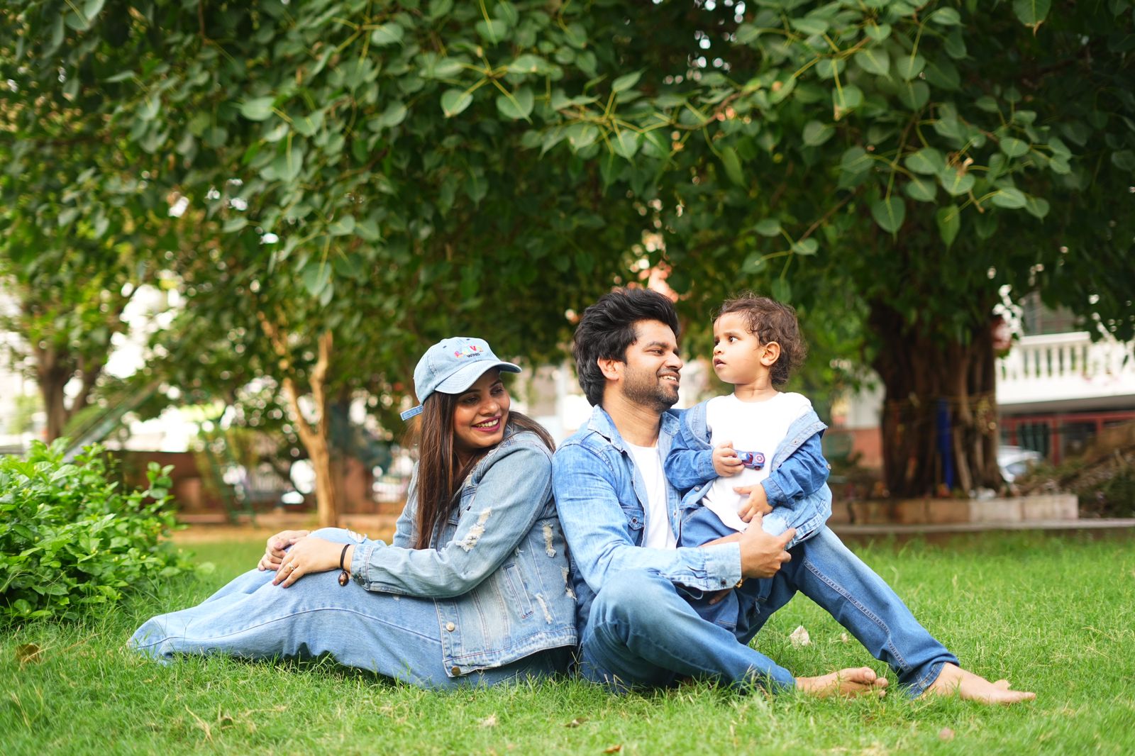 Cutest Under the Sky: Baby Outdoor Photoshoot with Designer Props"