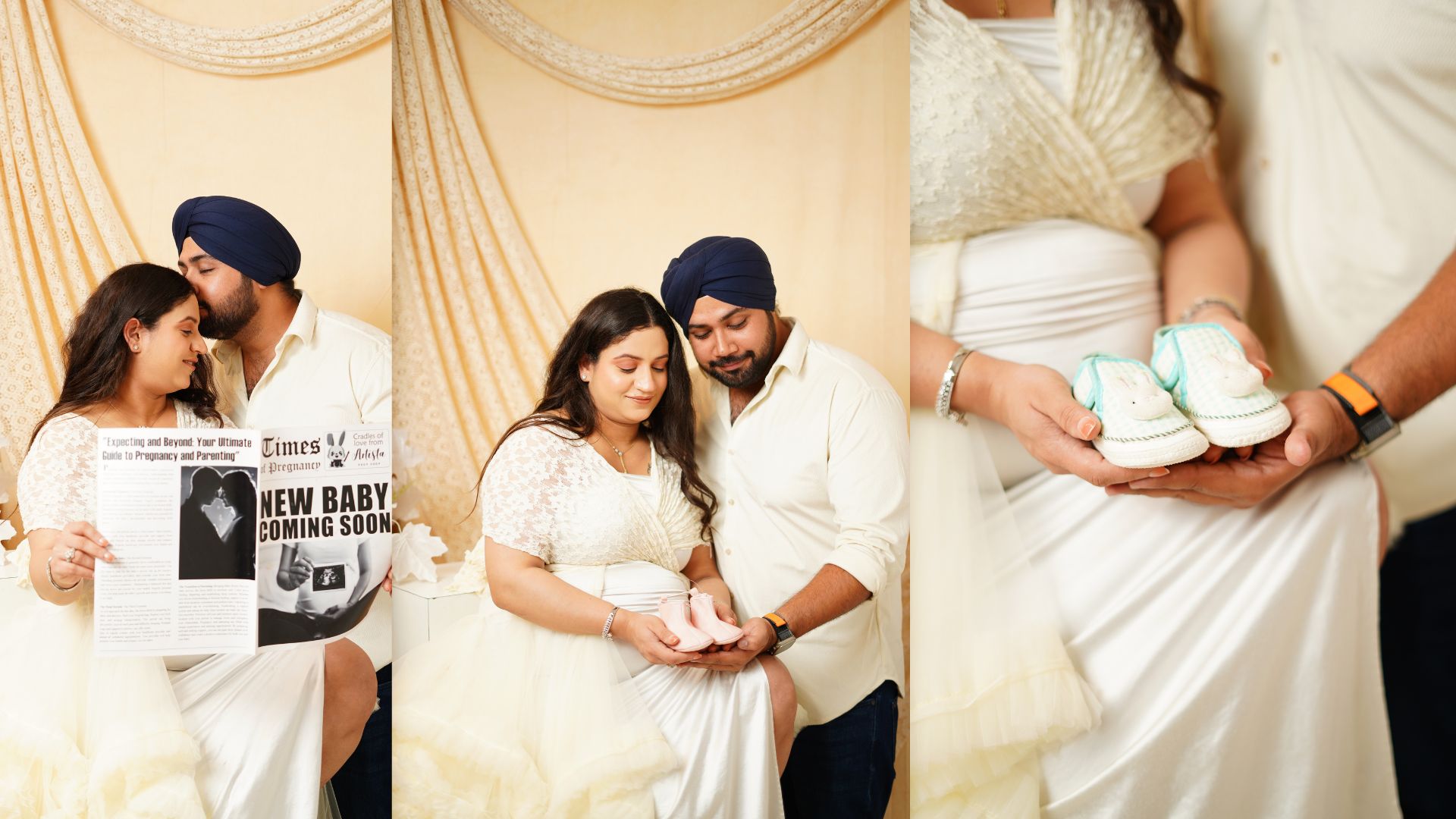 Maternity shoot with props Lucknow